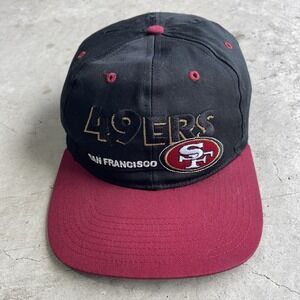 Vintage 90's Twins Enterprise San Francisco 49ers NFL Snapback Hat Embroidered